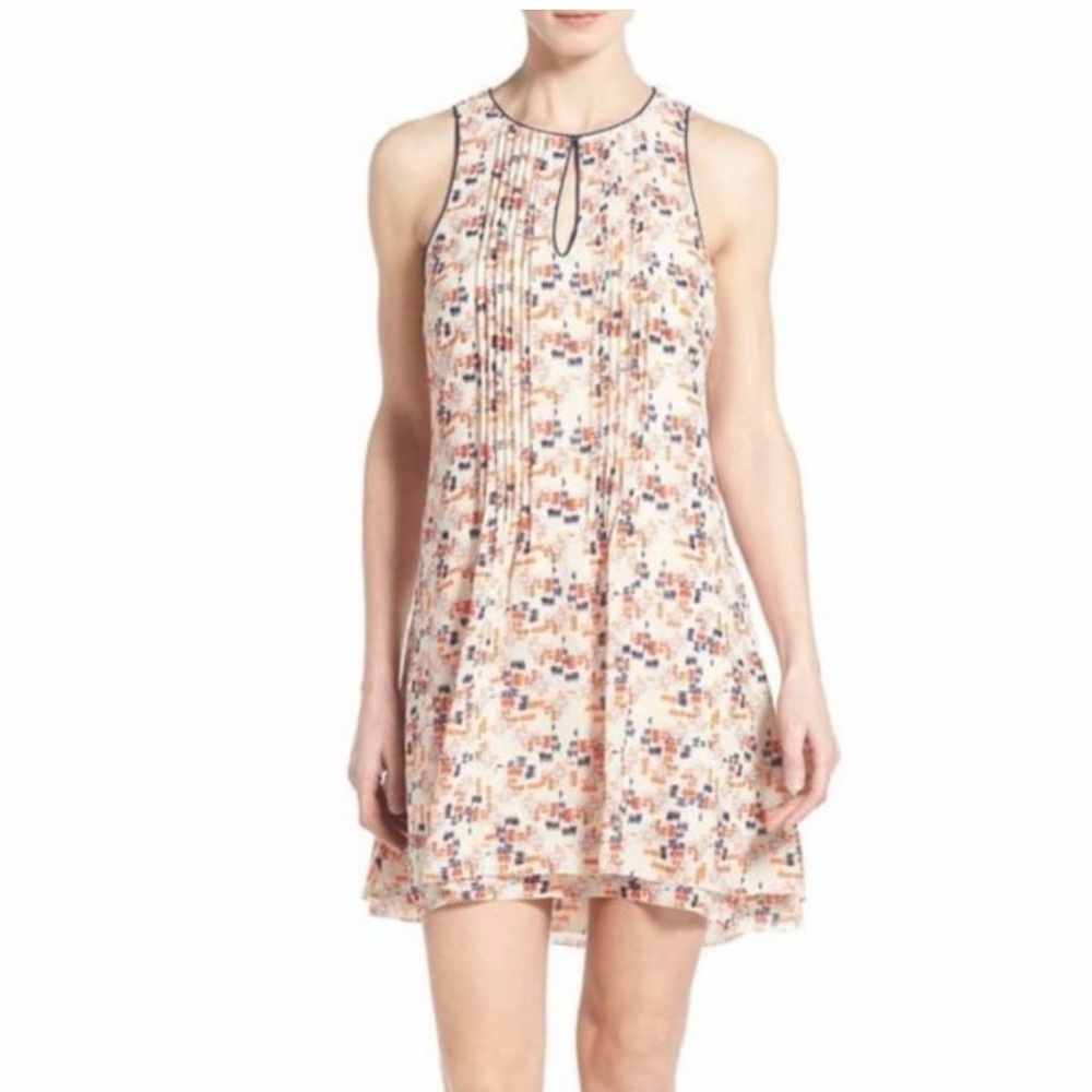Sanctuary Sleeveless Pink Floral Print Shift Dress size Medium
